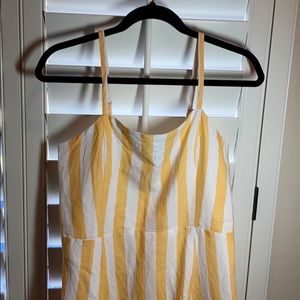 Gap square neck midi dress